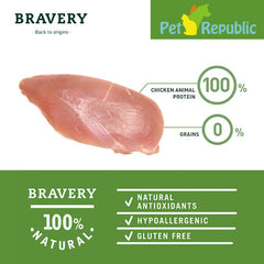 BRAVERY Medium Large Adult Chicken 12kg Dog Food Dry Bravery 