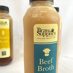 BRAWSUPPLIES Beef Broth 500ml Dog Food Wet Braw Supplies 