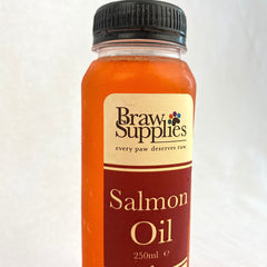BRAWSUPPLIES Salmon Oil 250ml Pet Vitamin and Supplement Braw Supplies 
