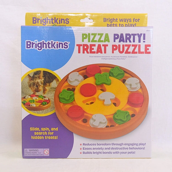 BRIGHTKINS Pizza Party Treat Puzzle Hobi & Koleksi > Perawatan Hewan > Mainan Hewan Pet Republic Indonesia 