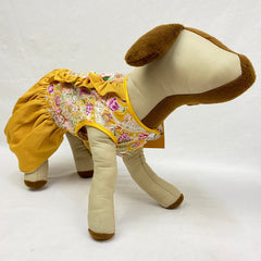 BUTIKDOGGY Mustard Yellow Batik Dress Pet Fashion ButikDoggy 