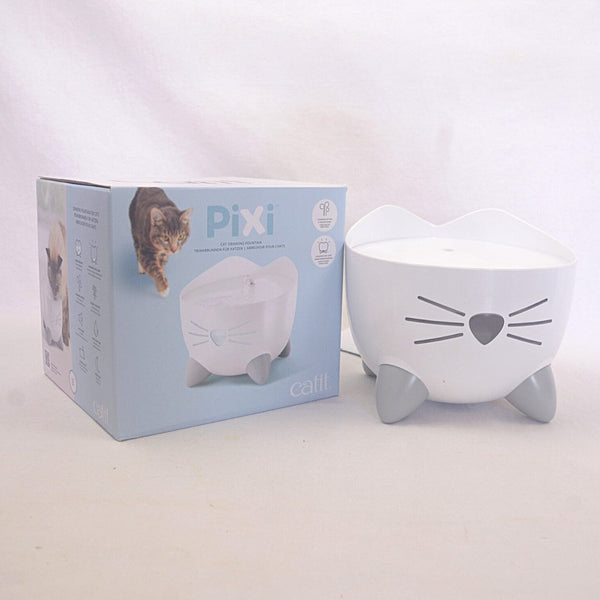 CATIT Pixi Fountain With LED 2,5L Pet Drinking Cat It White 