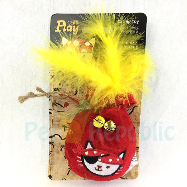 CATIT Play Pirates Catnip Toy Pouch of Gold - Pet Republic Jakarta