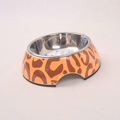 CATIT Tempat Makan 2in1 Stainless Style Bowl XSmall Leopard Pet Bowl Cat It 