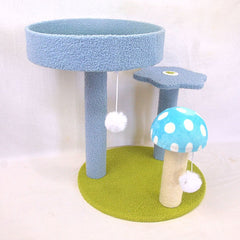 CATTREE Pet CT 0030 Blue And Green 50 x 43 X 43 Cat House and Tree cattree 