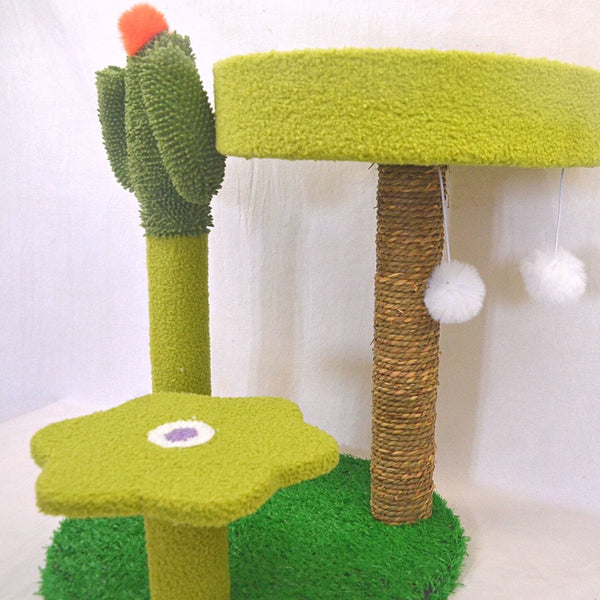 CATTREE Pet CT 0034 Green 43 x 43 x 50 Cat House and Tree cattree 