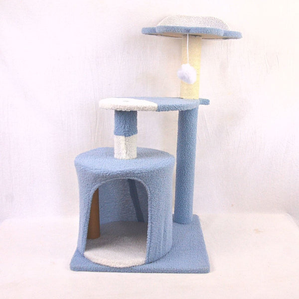 CATTREE Pet CT 0044 Blue 40 x 40 x 75 Cat House and Tree cattree 