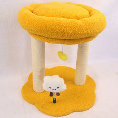 CATTREE Pet CT 0054 Yellow 40 x 40 x 45 Cat House and Tree cattree 