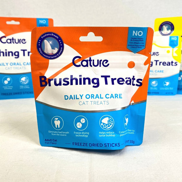 CATURE Oral Care Freeze Dried Treats Fish Sticks Cat Dental Care Pet Republic Indonesia 