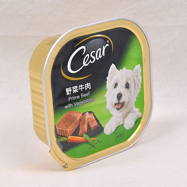 CESAR Prime Beef and Vegetables 100gr Dog Food Wet Cesar 