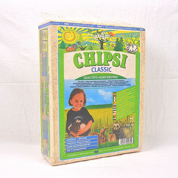 CHIPSI WOOD SHAVING CLASSIC 3.2kg Small Animal Sanitasi Chipsi 
