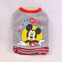 Disney MK01-00038 Top W/ Pants Mickey R.Grey Pet Fashion Disney 
