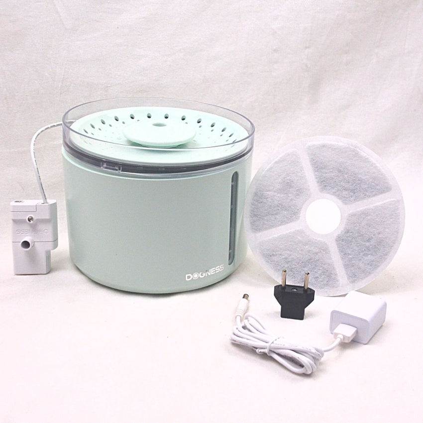 DOGNESS D09 Automatic Water Fountain Plus Adaptor 2,2 Liter Pet Drinking Dogness Green 