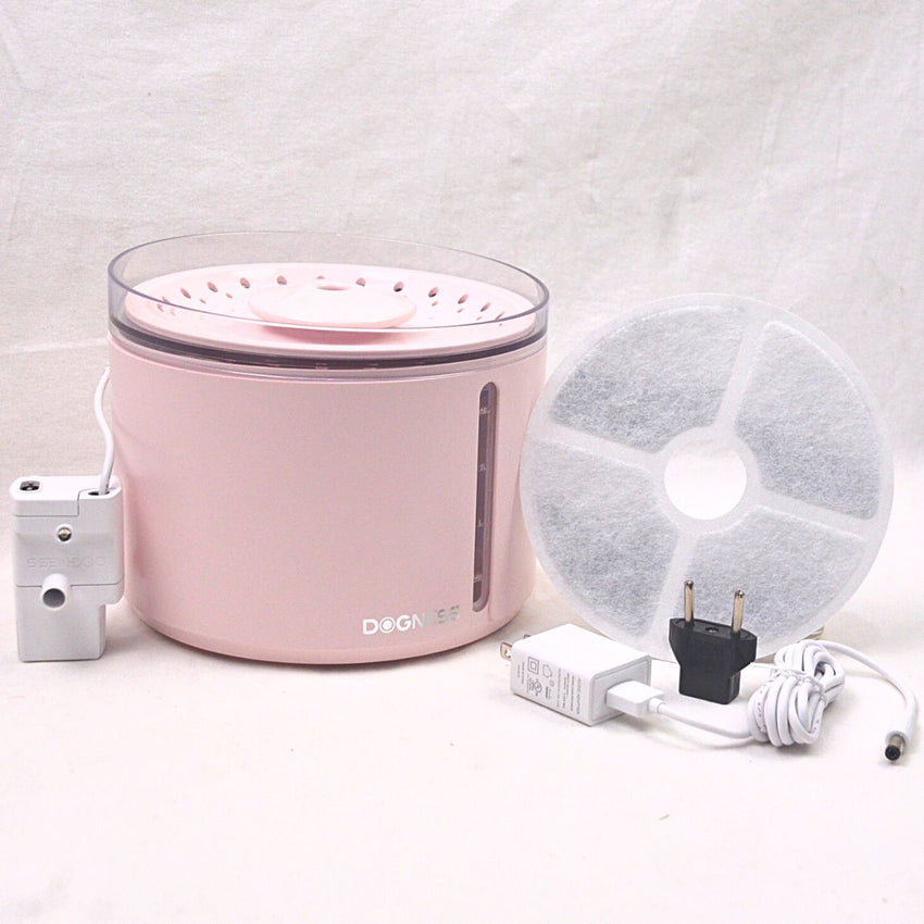 DOGNESS D09 Automatic Water Fountain Plus Adaptor 2,2 Liter Pet Drinking Dogness Pink 