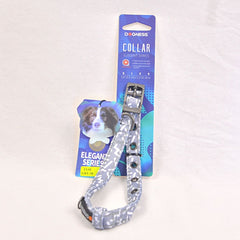 DOGNESS EL02 Elegant Series Collar Grey Pet Collar and Leash Dogness M 