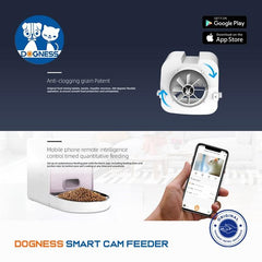 DOGNESS Smart Feeder with Camera 6L Pet Bowl Dogness 