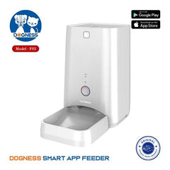 DOGNESS Smart Feeder with Wifi 6L Pet Bowl Dogness White 