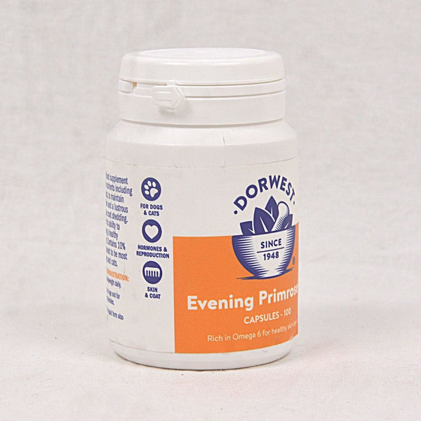 DORWEST Evening Primerose 100cap Pet Vitamin and Supplement Dorwest 