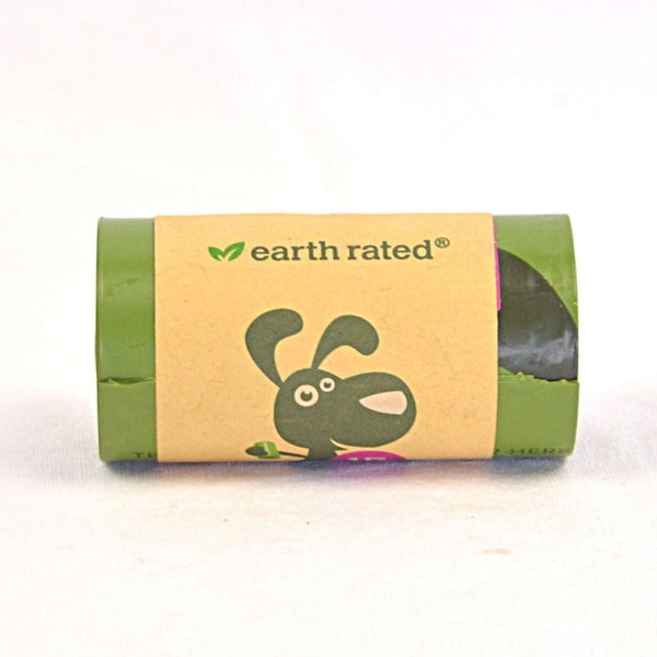 EARTHRATED Eco Friendly Single Poop Bags Lavender Dog Sanitation Earth rated 