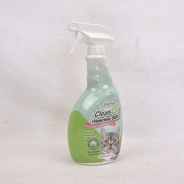 ESPREE Shampoo Kucing Clean Cat Waterless Bath 710ml Grooming Shampoo and Conditioner Espree 