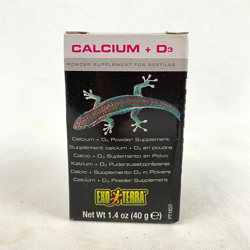 EXOTERRA Calcium and D3 Powder 40g Reptile Supplement Exoterra 