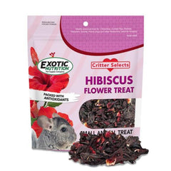 EXOTICNUTRITION Hibiscus Flower Treat 26gr Small Animal Snack Exotic 