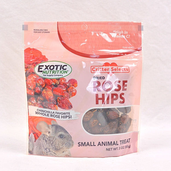 EXOTICNUTRITION Rose Hip Treats 85gr Small Animal Snack Exotic Nutrition 