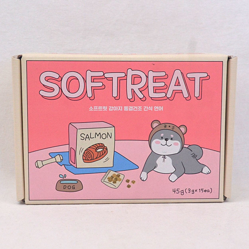 FITPET Snack Anjing Dog Soft Treat Freeze Dried Salmon 45gr