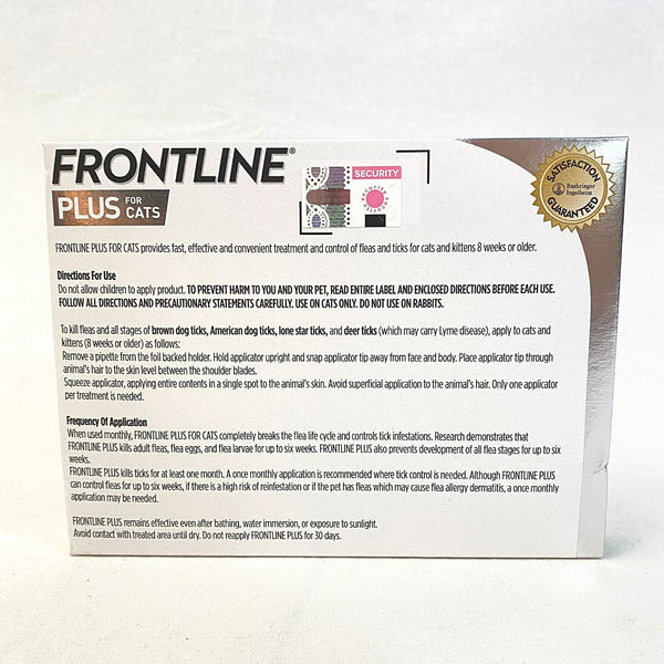 FRONTLINE Plus for cats 1pcs Grooming Pet Care Frontline 