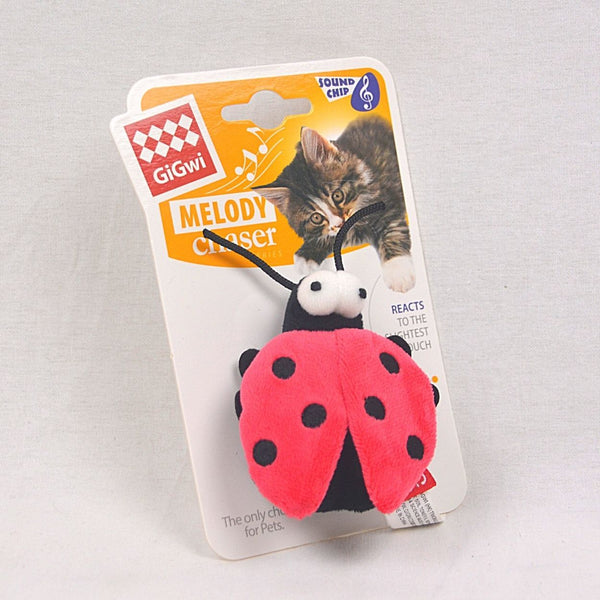 GIGWI Beetle Melody Chaser With Activated Sound Chip Cat Toy Gigwi 