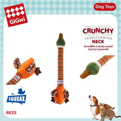 GIGWI Crunchy Neck Plush Friendz Duck 34cm Dog Toy Gigwi 