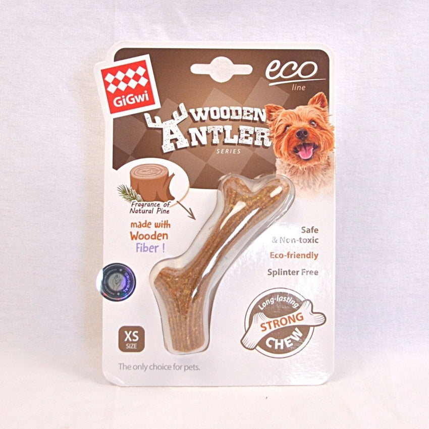 GIGWI Dog Chew Wooden Antler Dog Dental Chew Gigwi 