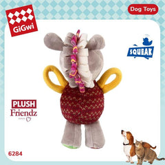 GIGWI Donkey Plush Friendz With Squeaker Dog Toy Gigwi 