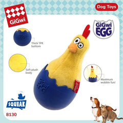 GIGWI Egg Wobble Fun Cock Dog Toy Gigwi 