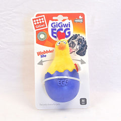GIGWI Egg Wobble Fun Cock Dog Toy Gigwi 