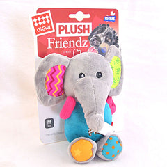 GIGWI Elephant Plush Friendz With Squeaker Dog Toy Gigwi 