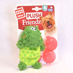 GIGWI Frog Plush Friendz with Refillable Squeaker 14cm Dog Toy Gigwi 