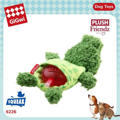 GIGWI Frog Plush Friendz with Refillable Squeaker 14cm Dog Toy Gigwi 