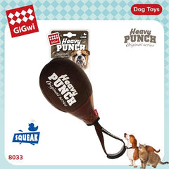GIGWI Heavy Punch Boxing Pear with Squeaker Dog Toy Gigwi 