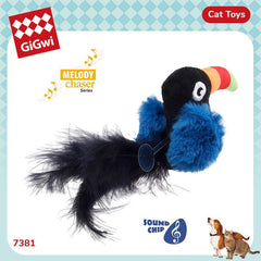 GIGWI Melody Chaser TOUCAN With Activated Sound Chip Cat Toy Gigwi 