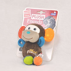 GIGWI Monkey Plush Friendz With Squeaker Dog Toy Gigwi 
