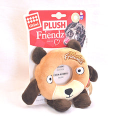 GIGWI Plush Friendz Medium With Foam Rubber Ring 19cm Dog Toy Gigwi Bear 