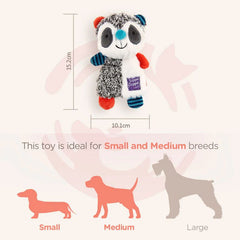 GIGWI Suppa Puppa Racoon Squeaker Crinkle Inside 15cm Dog Toy Gigwi 