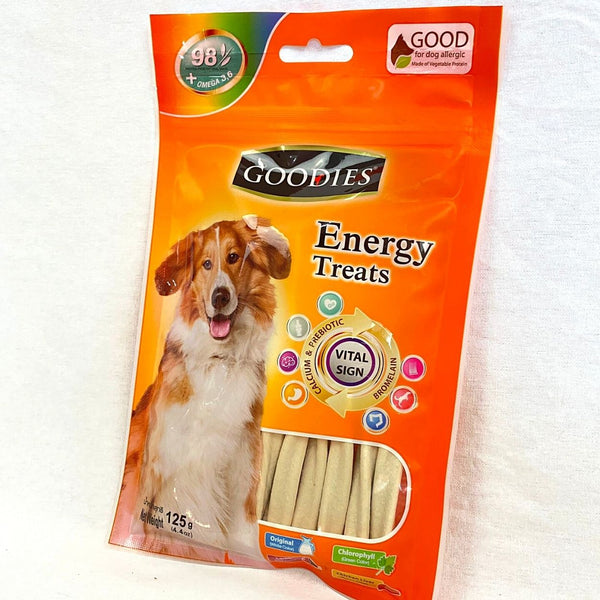GOODIES Dental Energy Triple Twist MILK 125GR Dog Dental Chew Goodies 