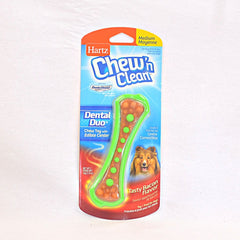 HARTZ Chew and Clean Dental Duo Medium Dog Toy Hartz Green 