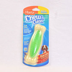 HARTZ Chew and Clean Middlin Tuff Bone Medium Dog Toy Hartz Green 