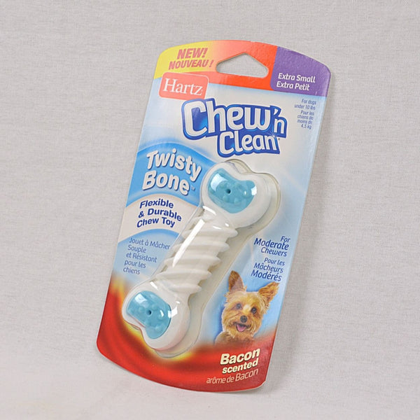 HARTZ Chew and Clean Twisty Bone XSmall Dog Toy Hartz 