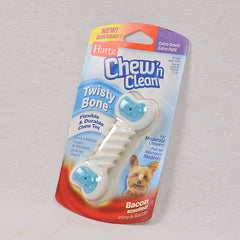 HARTZ Chew and Clean Twisty Bone XSmall Dog Toy Hartz 