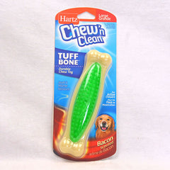 HARTZ CNC Mighty Bone Dog Toy Dog Toy Chew n Clean Green 