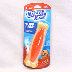 HARTZ CNC Mighty Bone Dog Toy Dog Toy Chew n Clean Orange 